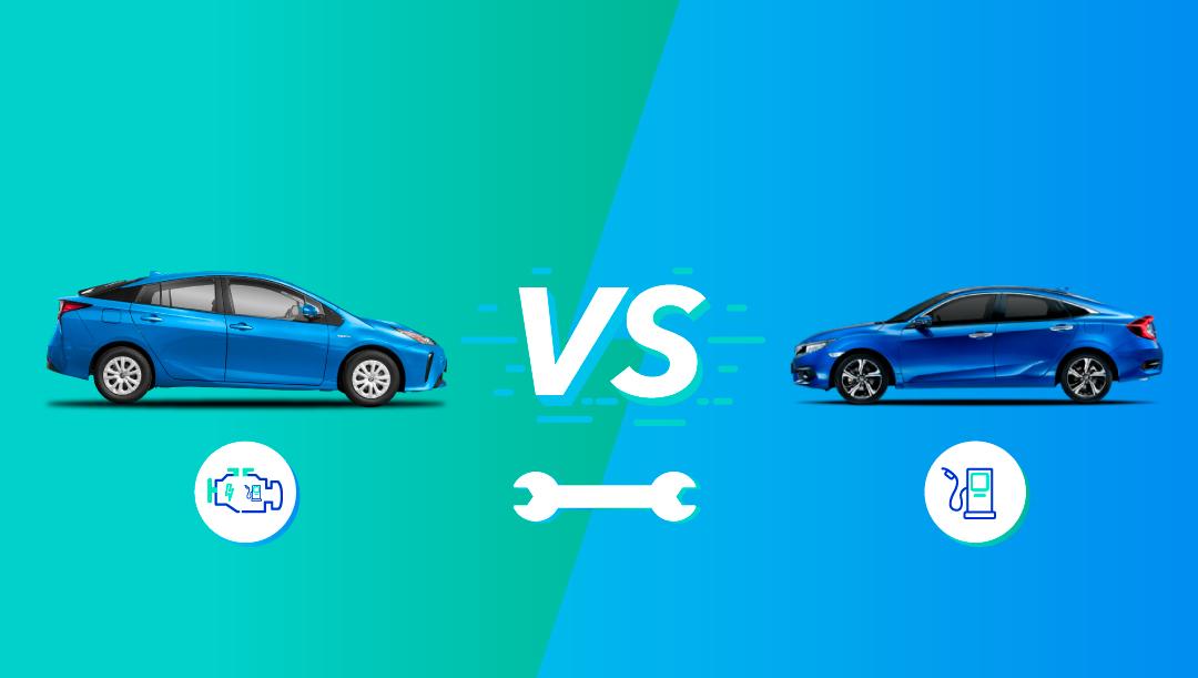 Toyota Prius Hybrid vs Honda Civic 1.5 Turbo 4p: costi di manutenzione a confronto