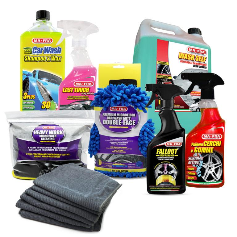 Kit completo lavaggio auto - Lavaggio auto starter kit