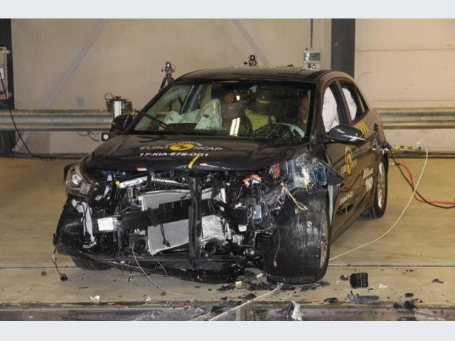 Kia Rio – Crash test Euro NCAP – dopo il crash test offset