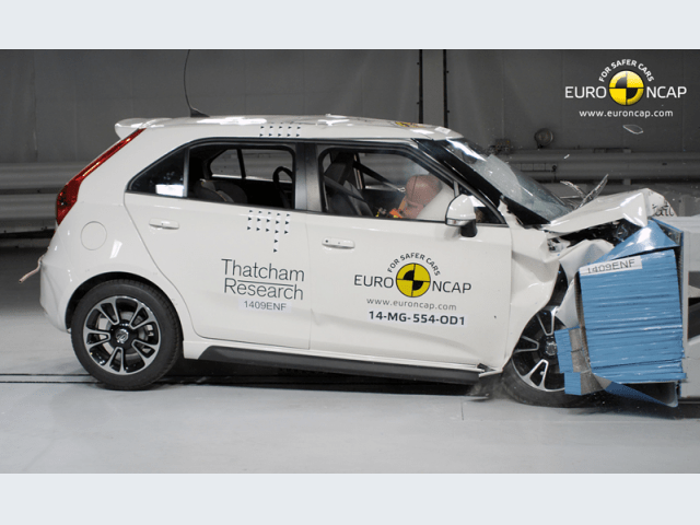 MG3 – Crash test frontale