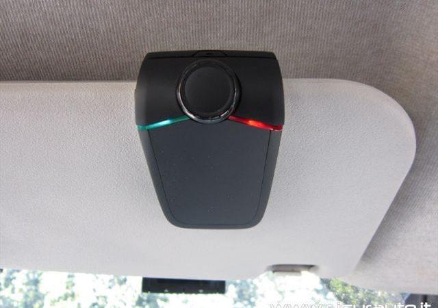 Vivavoce Bluetooth Auto Clip Aletta Parasole Microfono Riduzione