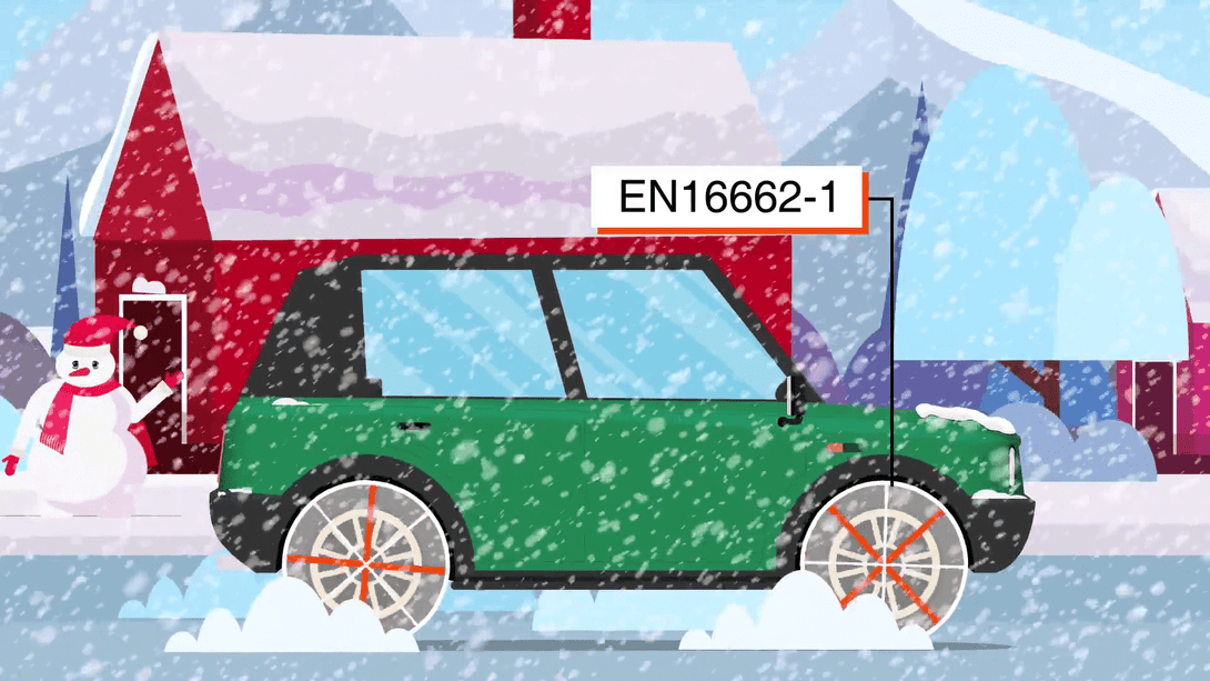 Dotazioni invernali auto: le calze da neve sono ufficialmente equiparate  alle catene 