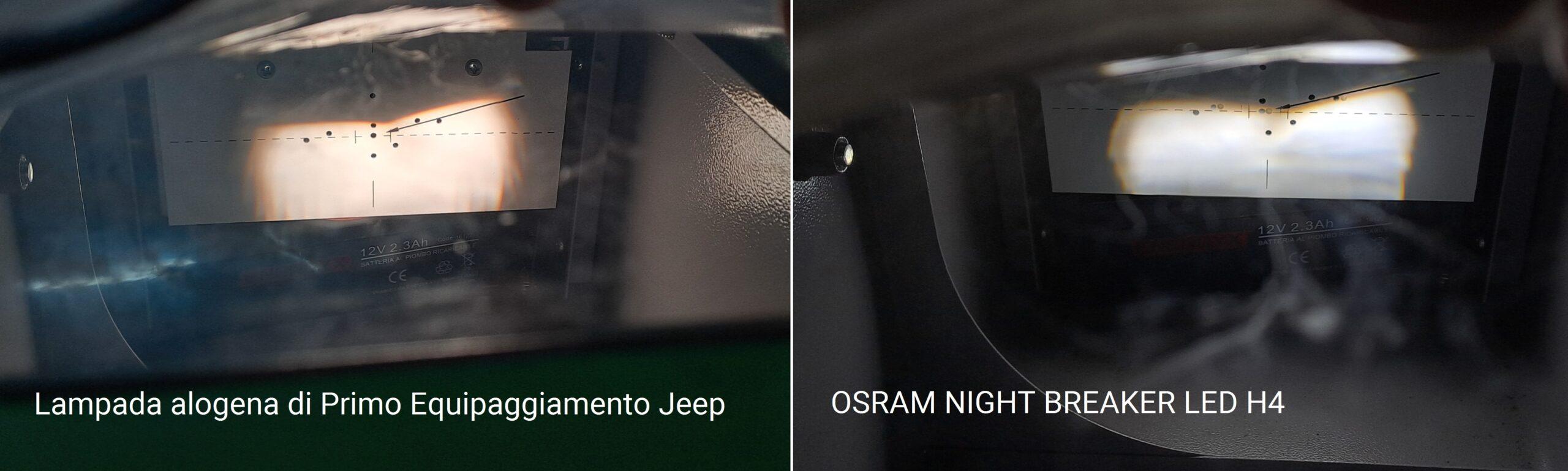 Kit Lampade H4 Osram Lampade LED PRO per Auto Night Breaker