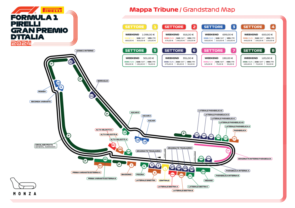 GP Imola 2024, ultimi biglietti in vendita prezzi e settori