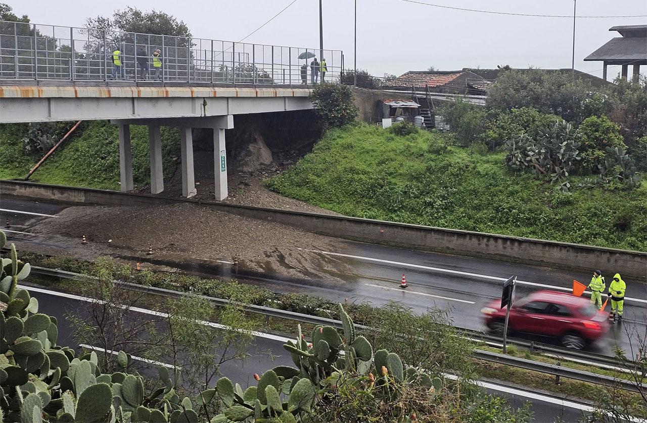 A18 Messina – Catania: la situazione dopo lo smottamento